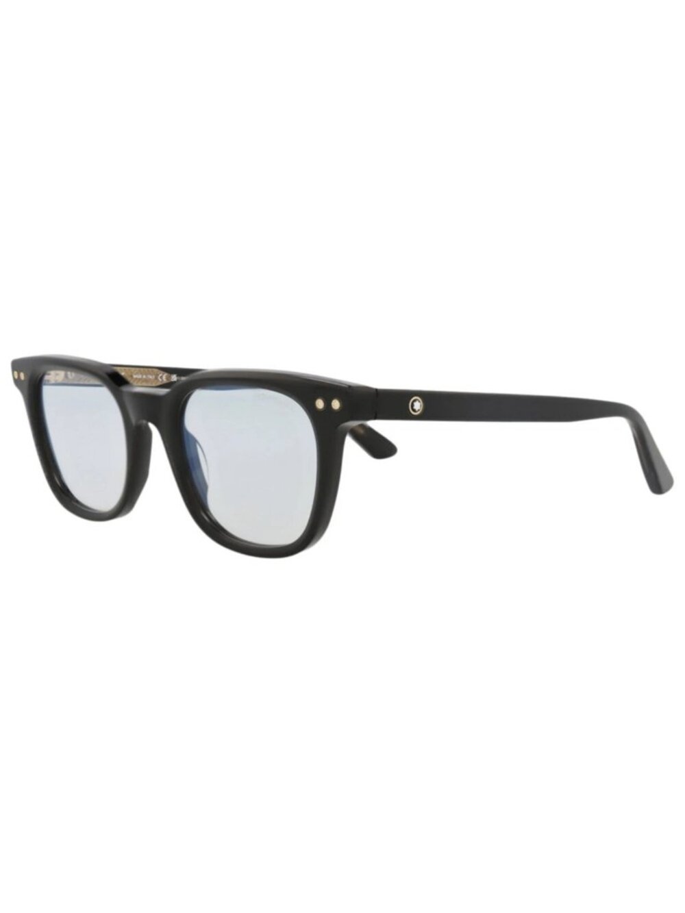 New Montblanc Women's Sunglasses Round Oval Recycled Acetate Frame Mens Black
